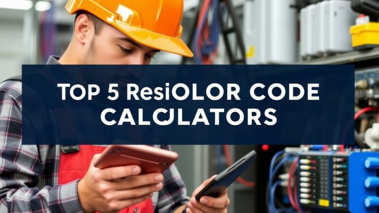 Top 5 Resistor Color Code Calculators to Simplify Your Work